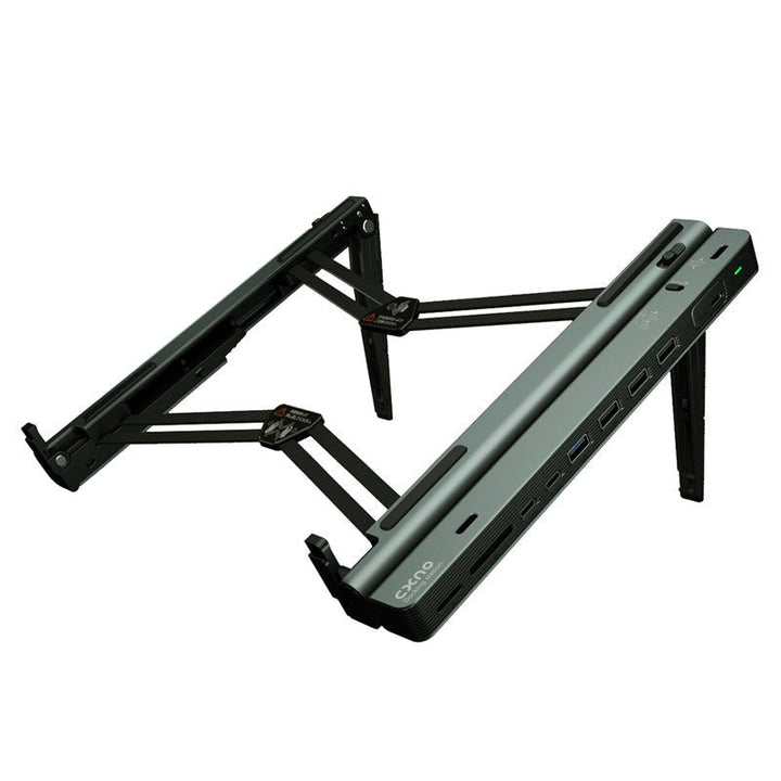 Lisslune | Removable Folding Laptop Stand With Docking Station