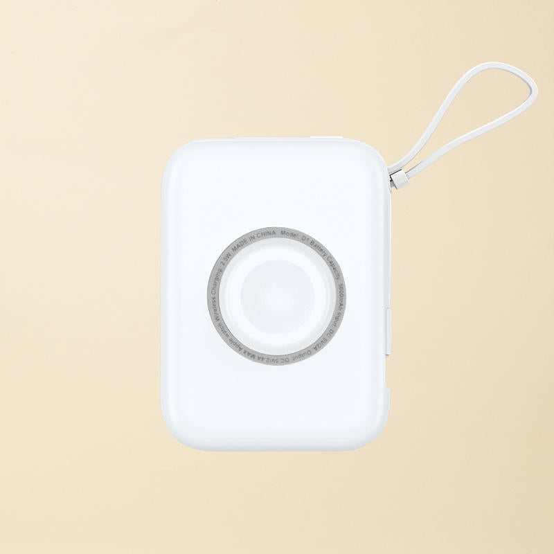 Lisslune | Portable Smartphone Watch 2-In-1 With Built-In Data Cable And Power Bank
