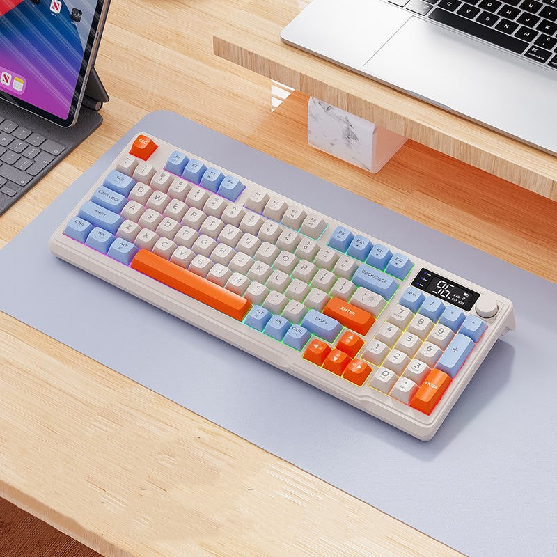 Lisslune | Rechargeable Silent Dual Mode Bluetooth Wireless Keyboard