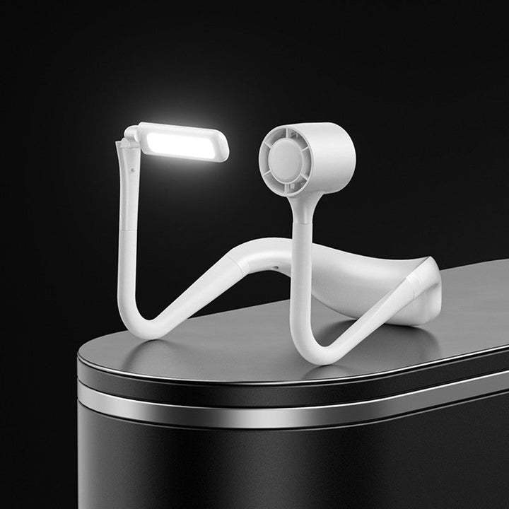 Lisslune | 2-In-1 LED Usb Hanging Neck Light & Fan
