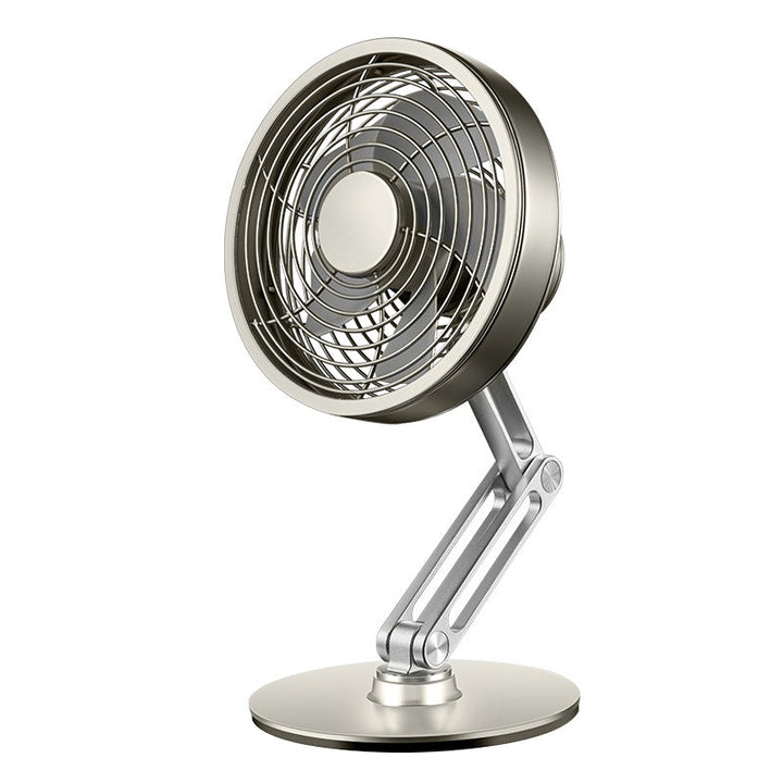 Lisslune | Desktop 360¬∞ Rotatable Foldable Metal Mini Fan