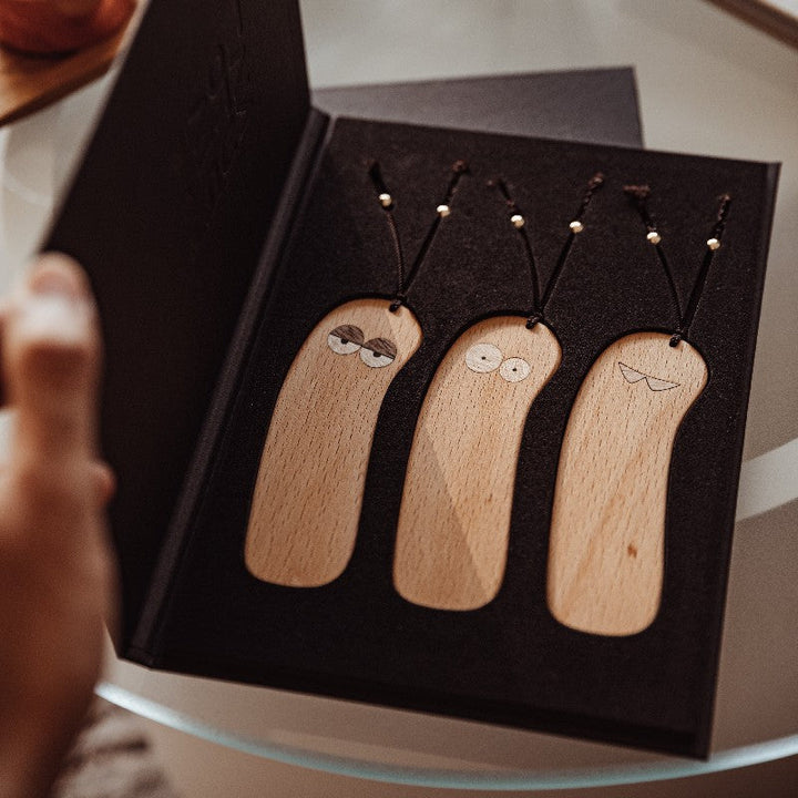 Lisslune | Wooden Tassel Creative Bookmark