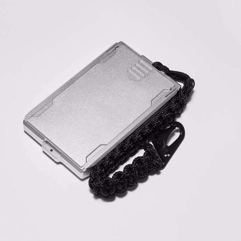 Lisslune | Ultra-Thin Metal Wallet For Work IDs And Cards