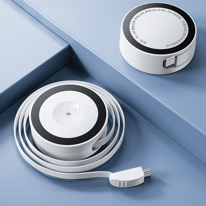 Lisslune | 3-in-1 Portable Magnetic Wireless Charger
