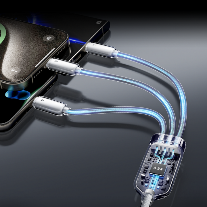 Lisslune | 3-in-1 Sync Fast Charging Data Cable