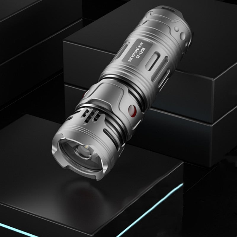 Lisslune | High-Intensity Rechargeable Super-Bright Fingertip Gyro Flashlight