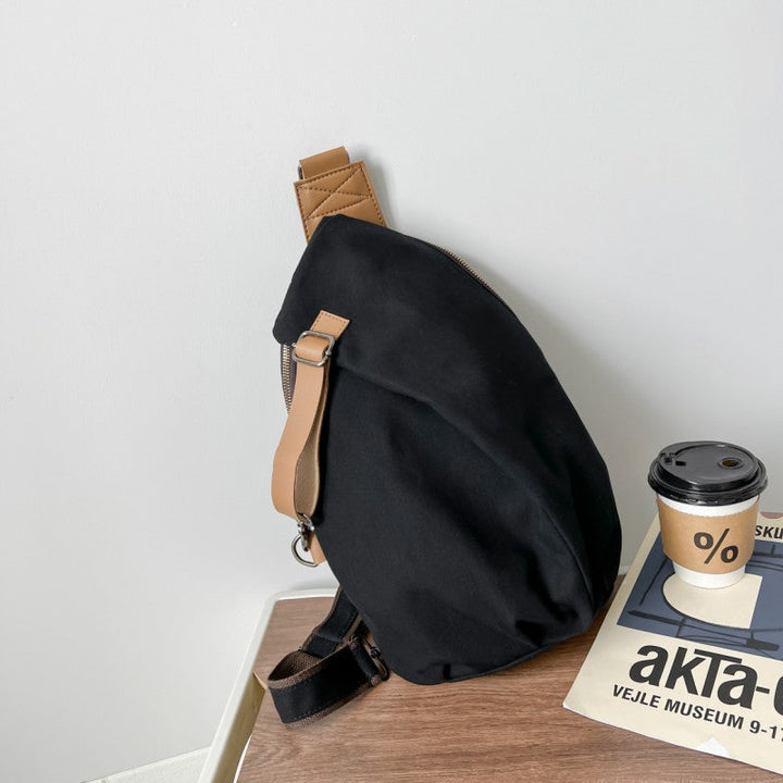 Lisslune | Canvas Casual Minimalist Large Capacity Single Shoulder Sling Bag