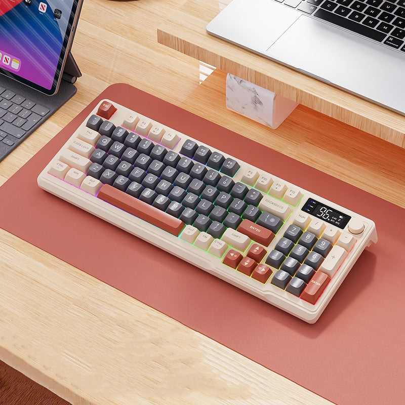 Lisslune | Rechargeable Silent Dual Mode Bluetooth Wireless Keyboard