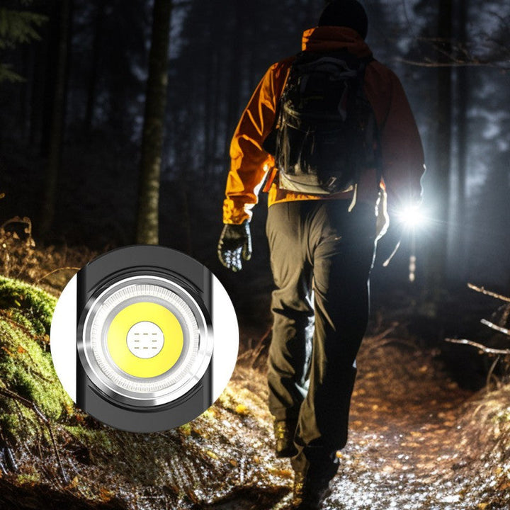 Lisslune | Compact And Portable High-Intensity Dual Light Source EDC Magnetic Flashlight