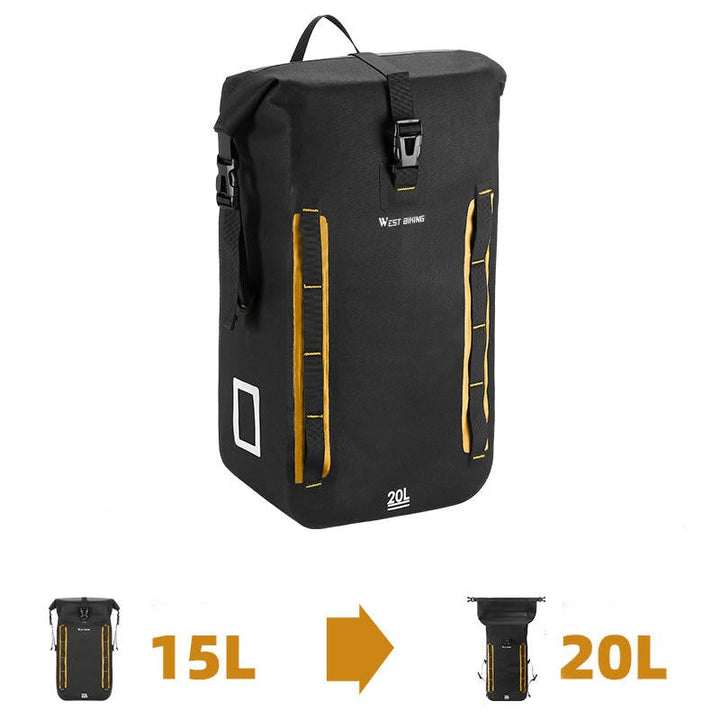 Lisslune | Waterproof Expandable Pannier Bag For Bicycle Rear Seat