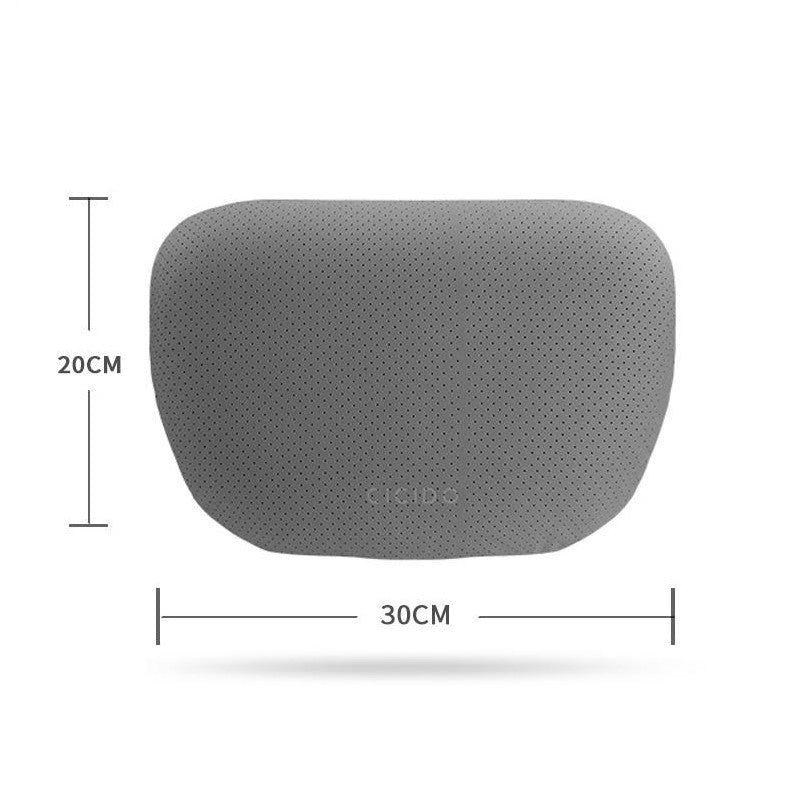 Lisslune | Suede Car Neck Pillow And Lumbar Support