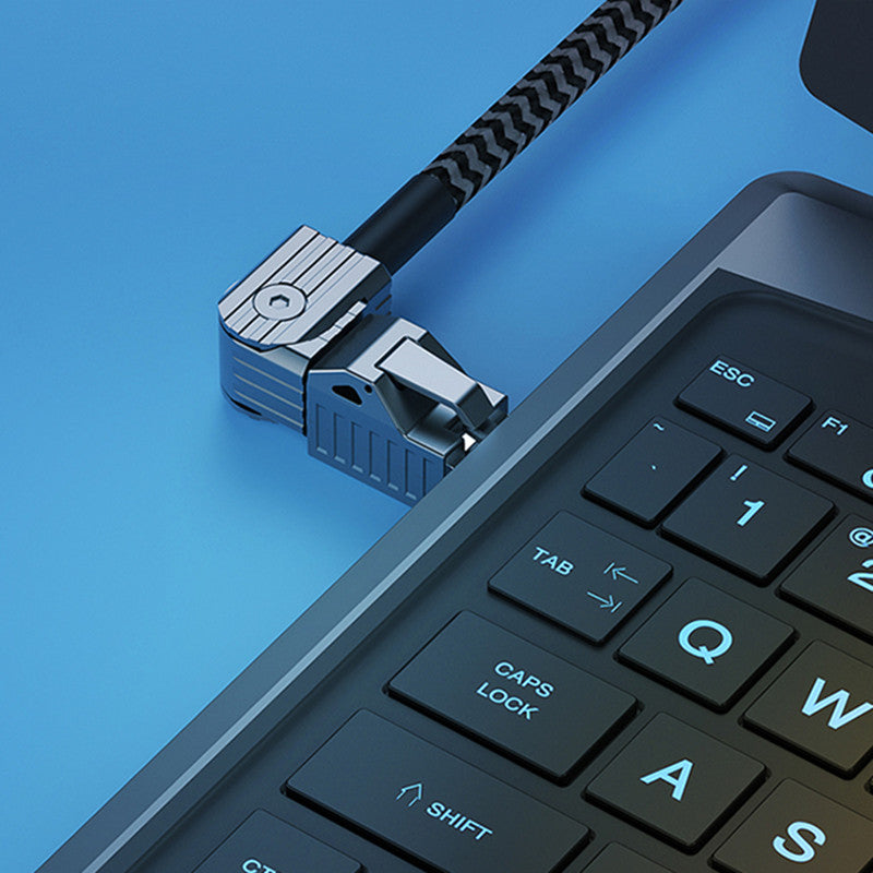 Lisslune | Household Optical Fiber Broadband Elbow 10 Gigabit Network Cable