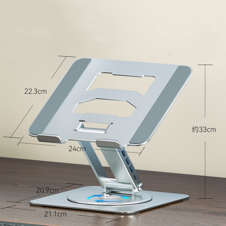 Lisslune | 360¬∞ Rotating Lift And Expand Docking Station Stand