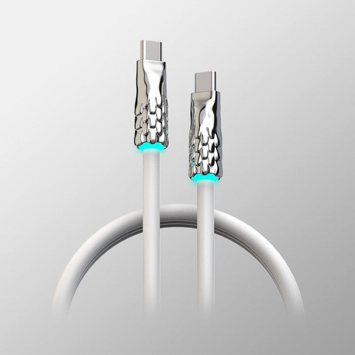 Lisslune | Liquid Silicone With Built-in Breathing Light Fast Charging Data Cable