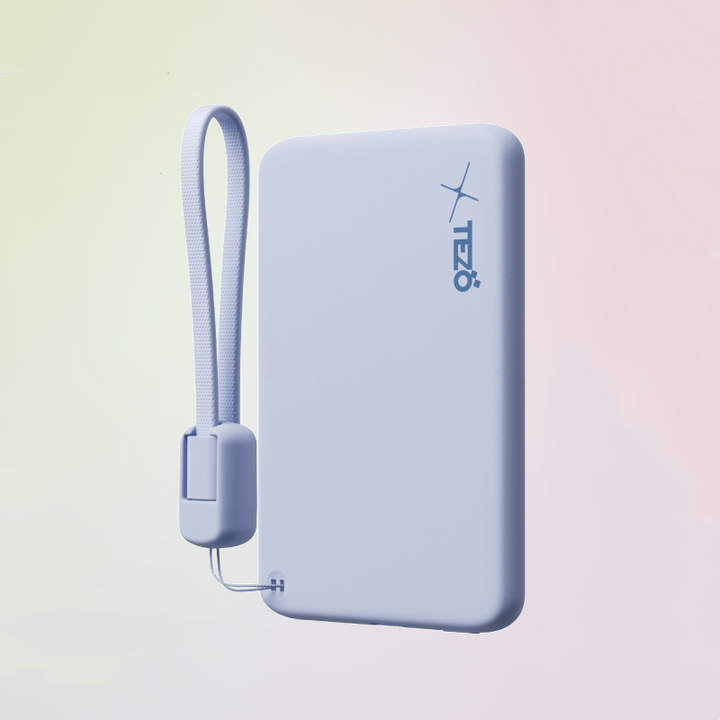 Lisslune | Ultra-Thin Colorful Magnetic Charging Power Bank With Built-In Lanyard