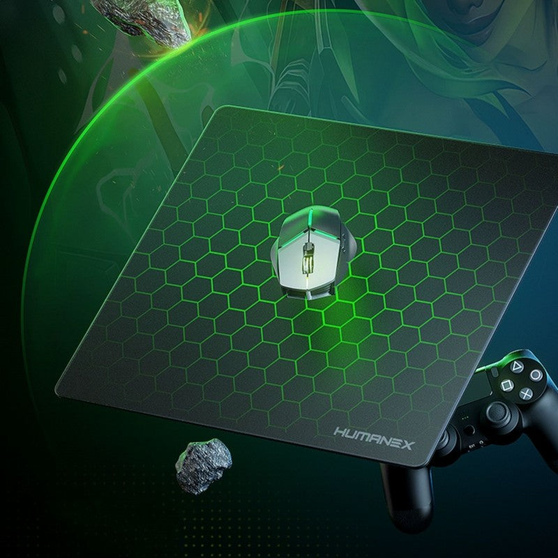 Lisslune | Tempered Glass Anti-Slip Dual-Sided Mouse Pad