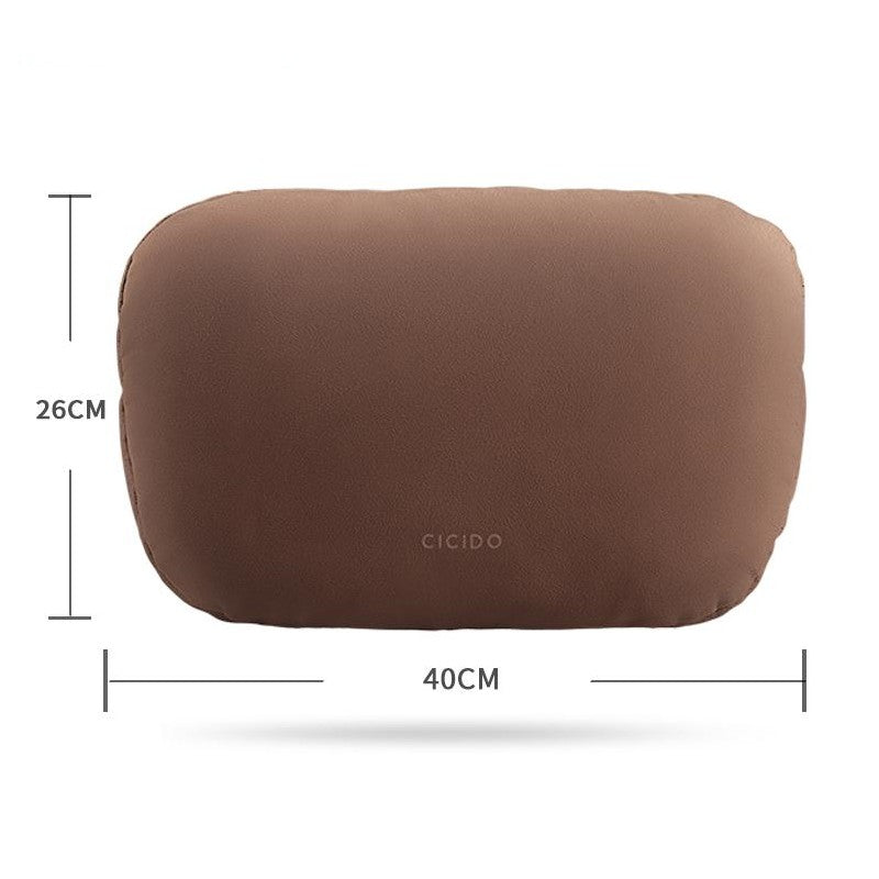 Lisslune | Suede Car Neck Pillow And Lumbar Support