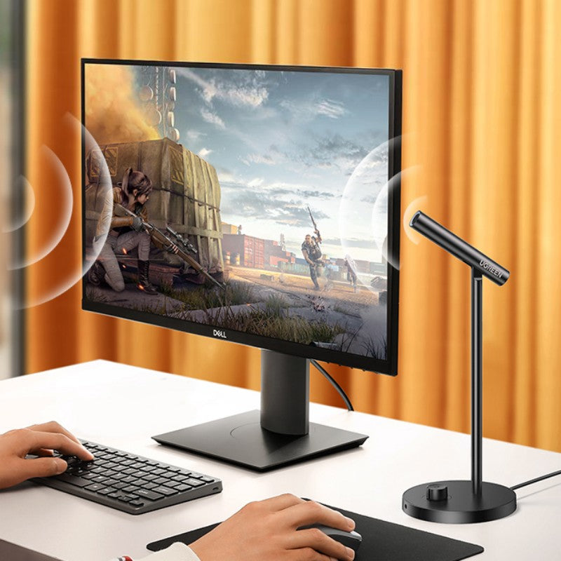 Lisslune | USB Desktop External Intelligent Noise Cancelling Microphone