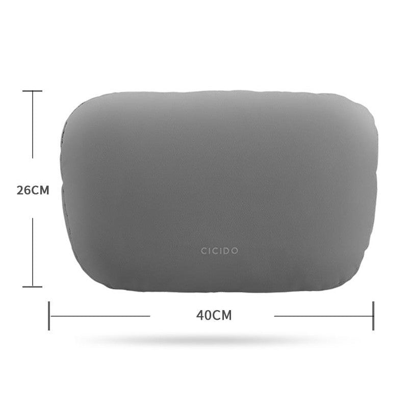 Lisslune | Suede Car Neck Pillow And Lumbar Support