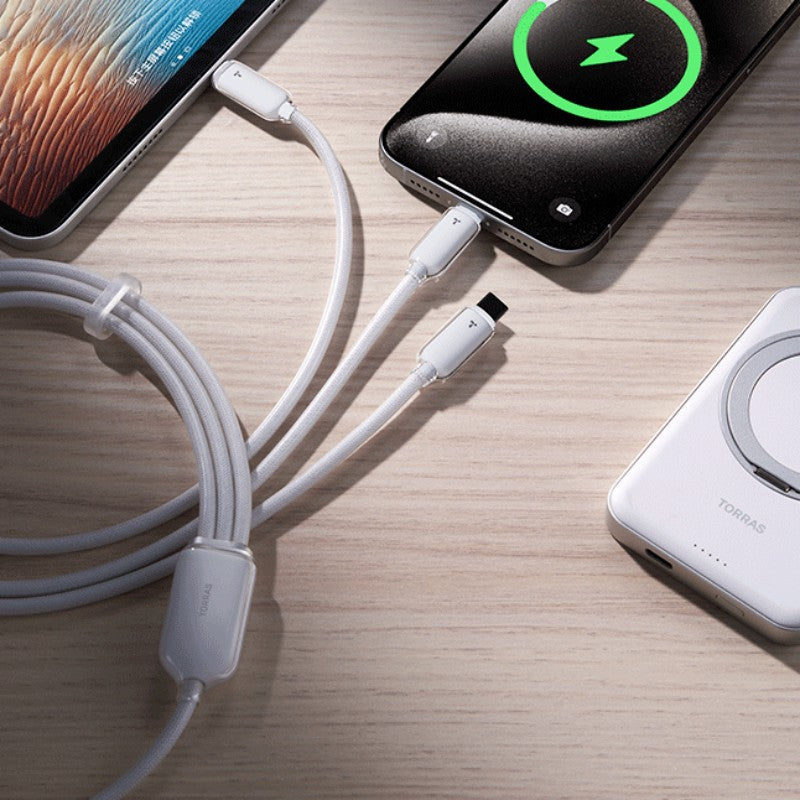 Lisslune | 3-in-1 Sync Fast Charging Data Cable