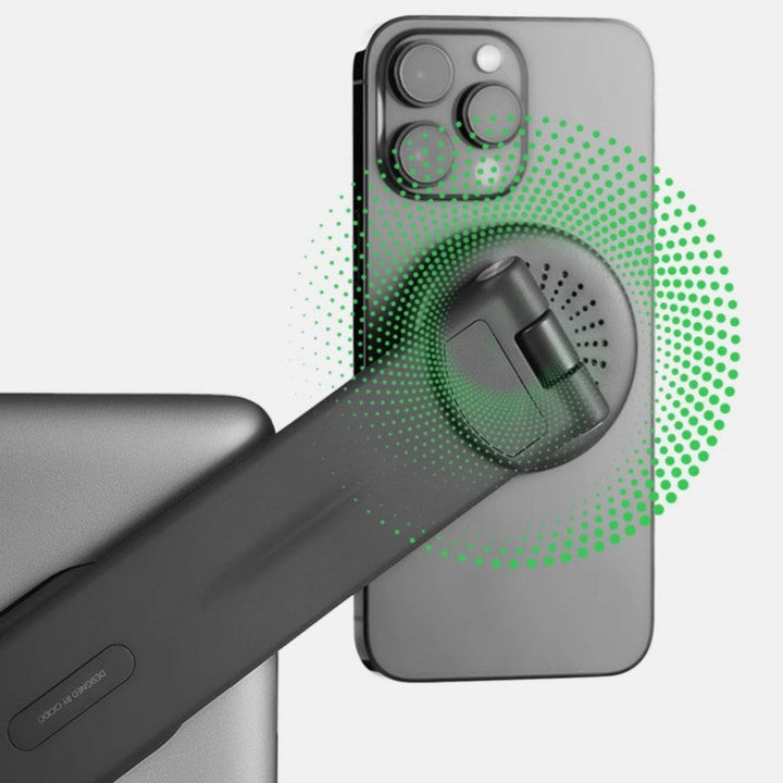 Lisslune | Foldable Magnetic Wireless Charging Car Phone Mount