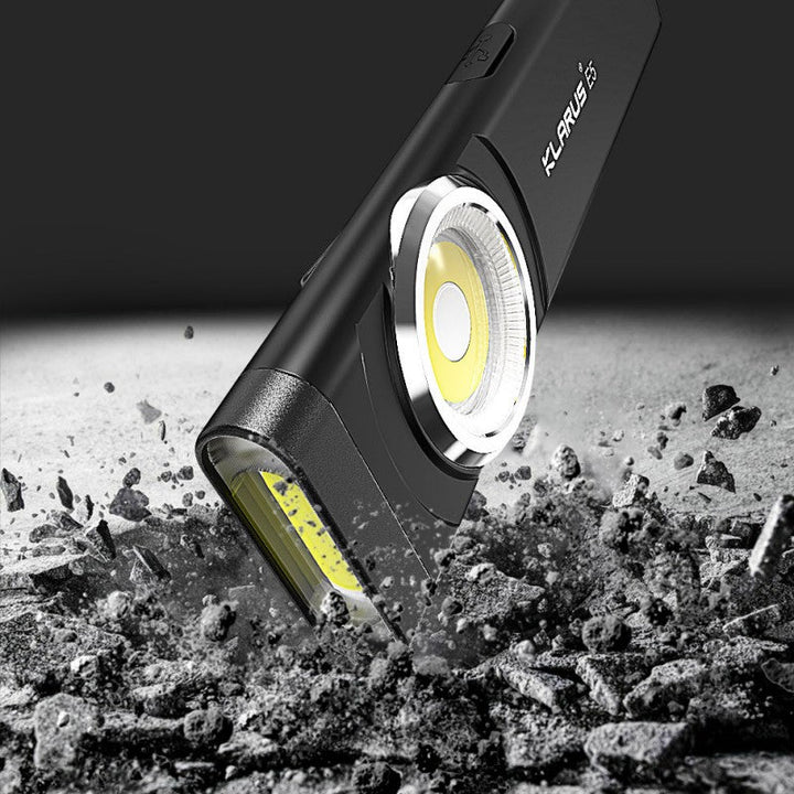 Lisslune | Compact And Portable High-Intensity Dual Light Source EDC Magnetic Flashlight