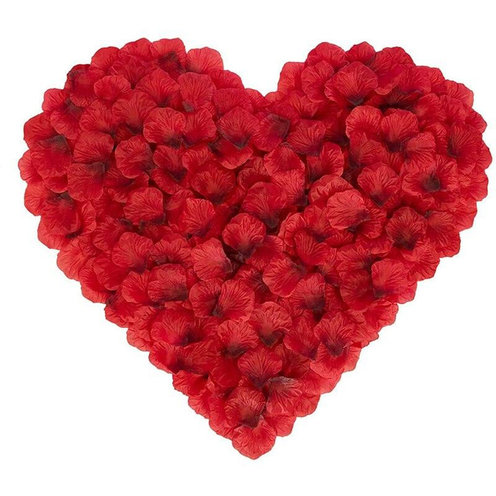 Lisslune | Romantic Elegance Silk Rose Petals Collection: 1000 Luxurious Red Petals for Memorable Celebrations