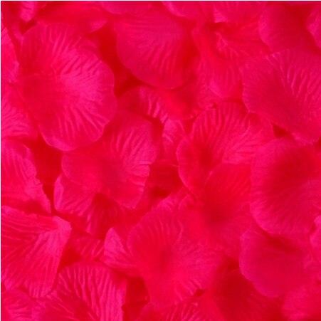 Lisslune | Romantic Elegance Silk Rose Petals Collection: 1000 Luxurious Red Petals for Memorable Celebrations