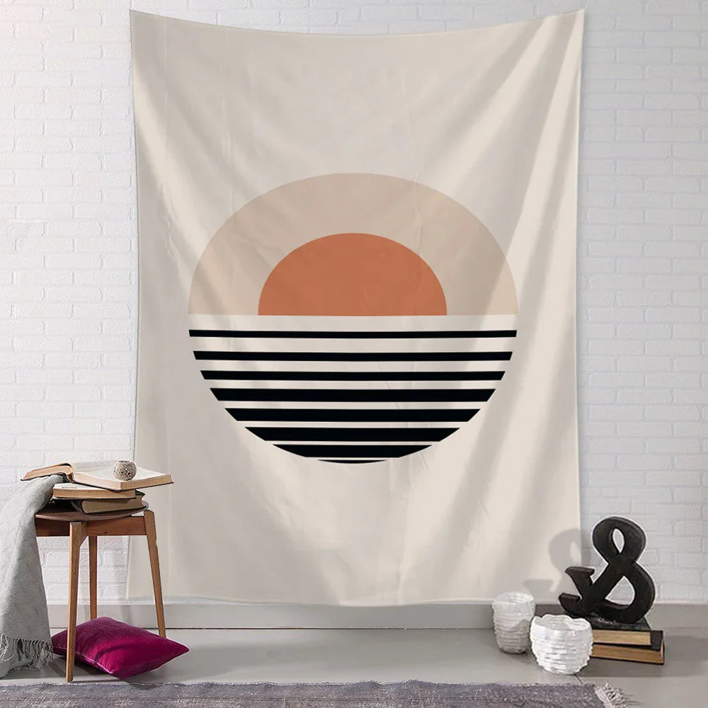 Lisslune | Retro Sunrise Tapestry