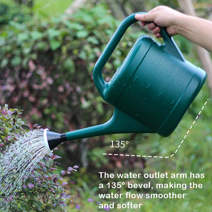 Lisslune | Large-volume watering can with long spout – plastic for garden care