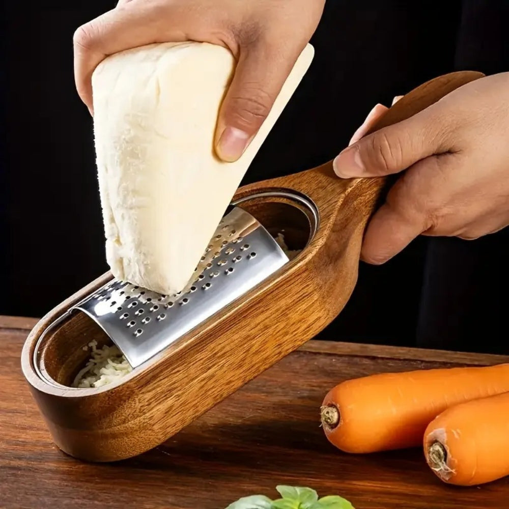 Lisslune | Wood Grip Cheese Grater