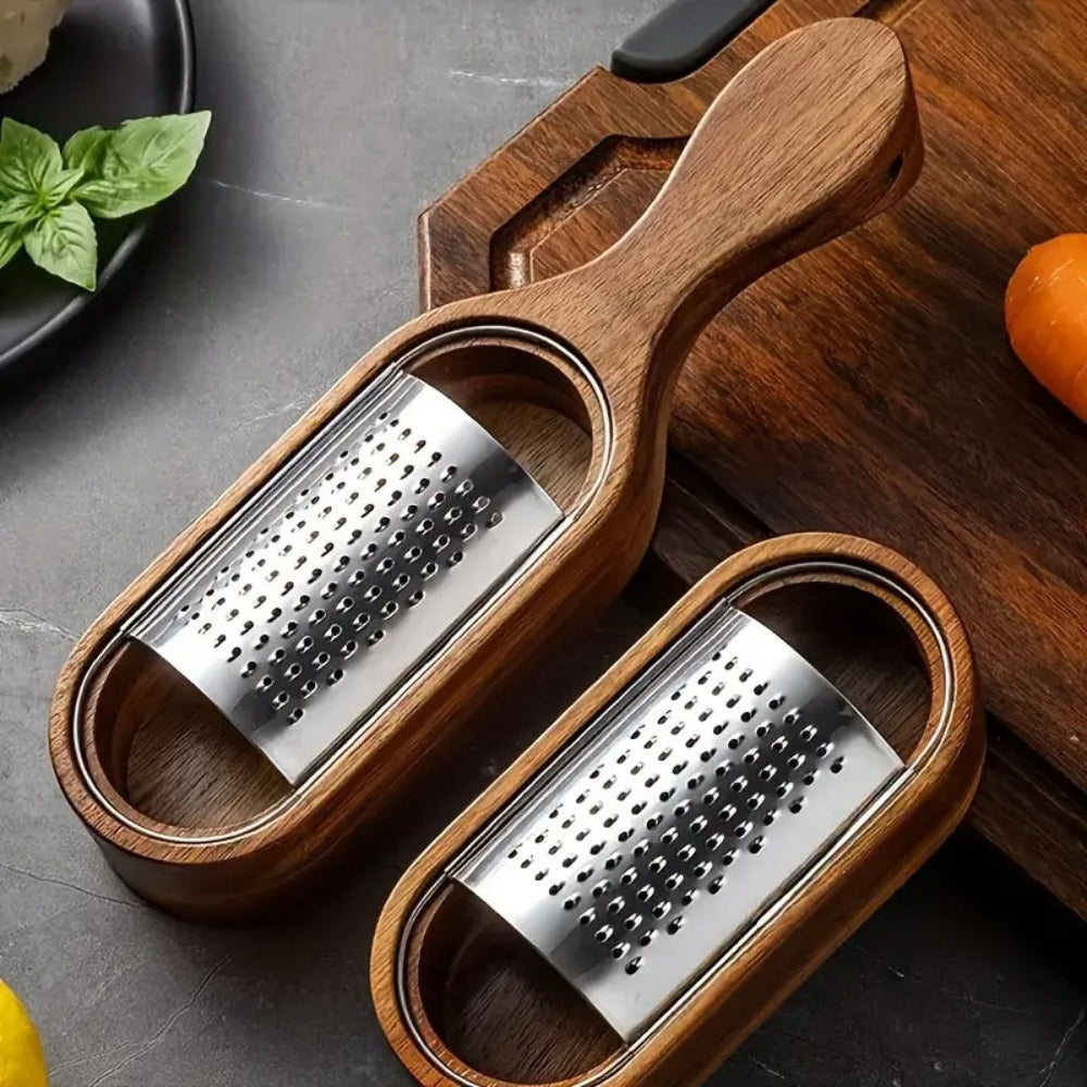 Lisslune | Wood Grip Cheese Grater