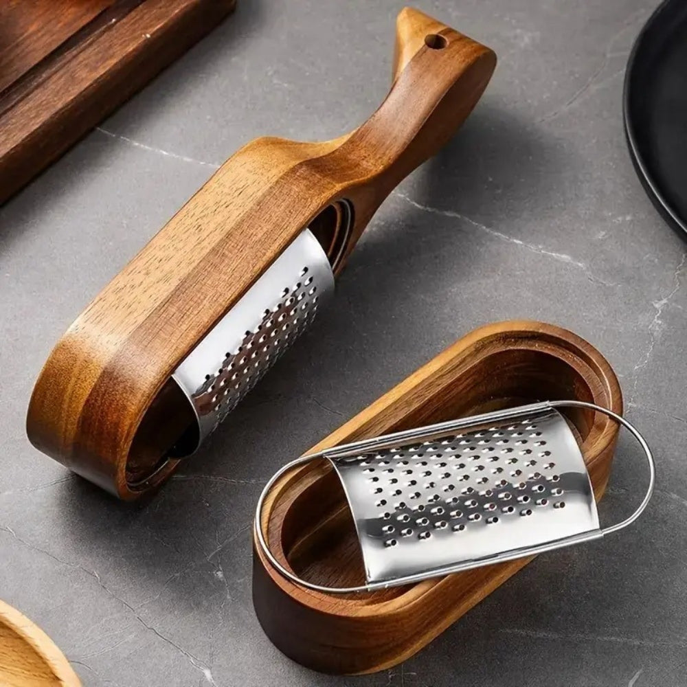 Lisslune | Wood Grip Cheese Grater