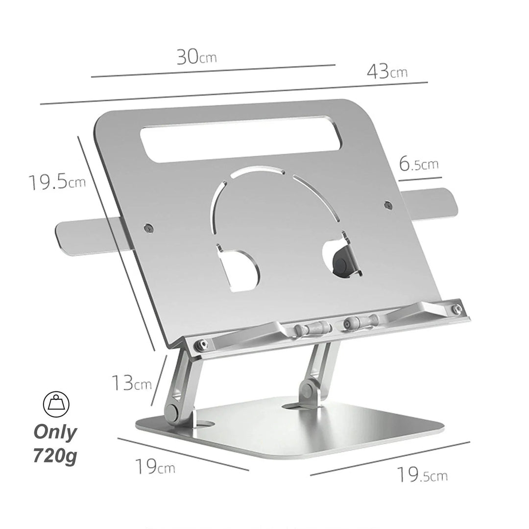 Lisslune | Ergonomic Aluminum Bookstand: Redefine Your Reading Comfort