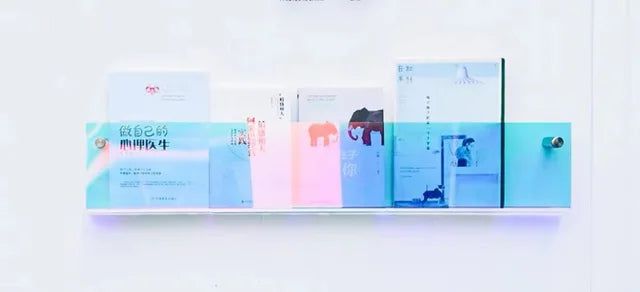 Lisslune | ClearLine – Stylish Acrylic Wall Shelf for Magazines