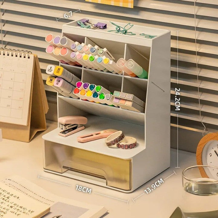 Lisslune | Clean Tower Tidy Multifunctional Desktop Organizer