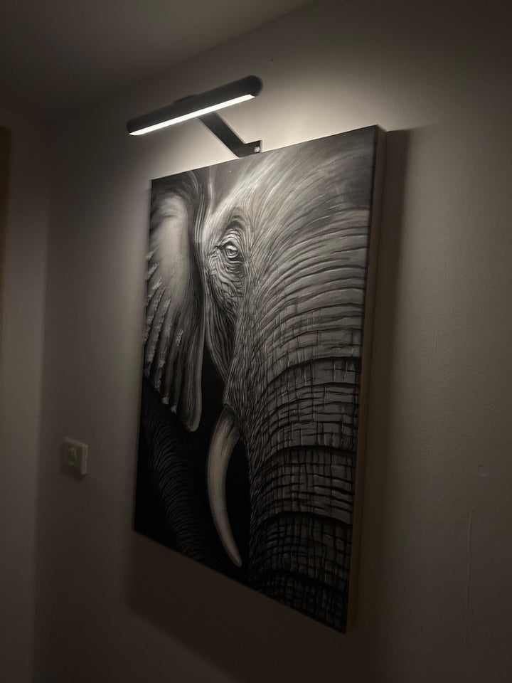 Lisslune | ArtGlow Wireless LED Picture Light – Rechargeable Wall Lamp with Remote & Adjustable Dimming