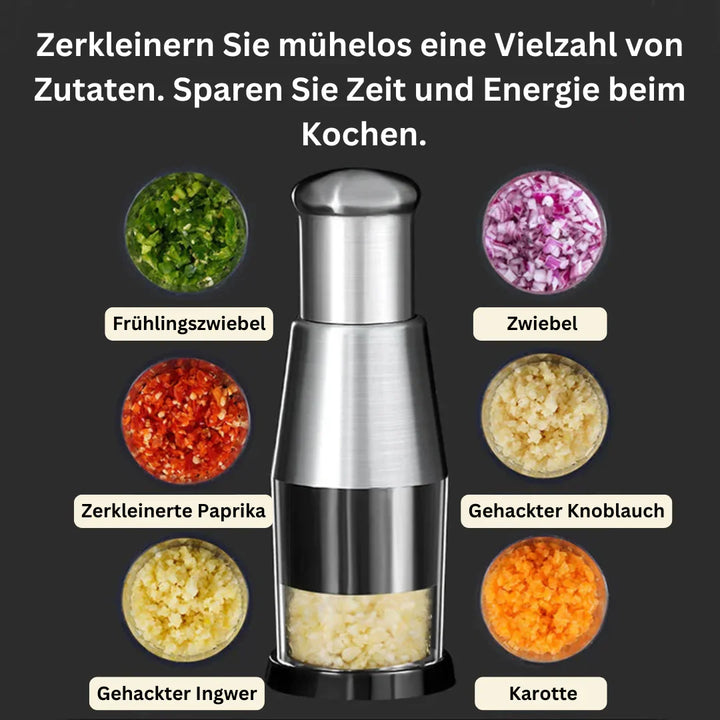 Lisslune | Multifunctional Garlic And Vegetable Chopper – Stainless Steel Cutter For Fast Chopping