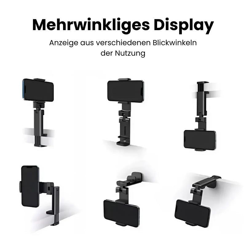 Lisslune | Portable Aircraft Phone Holder Clip Foldable Stand