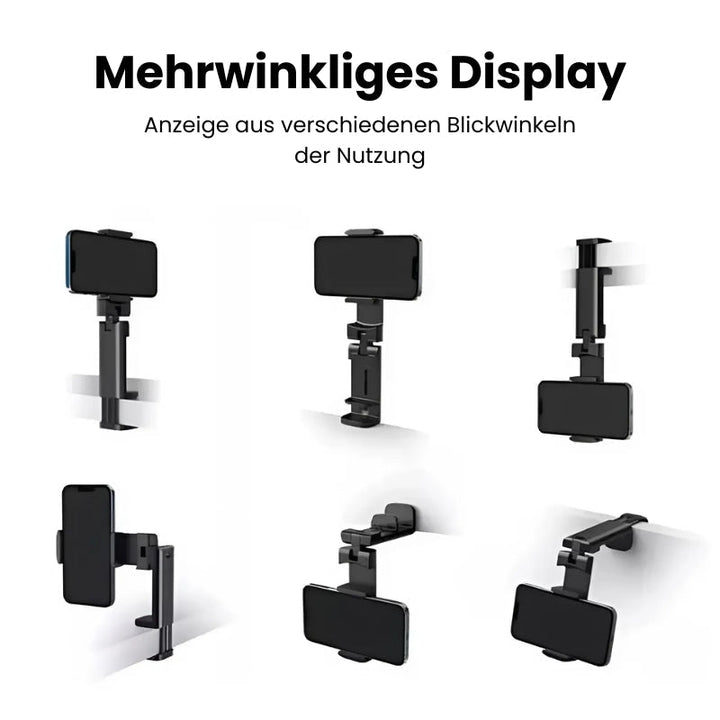 Lisslune | Portable Aircraft Phone Holder Clip Foldable Stand