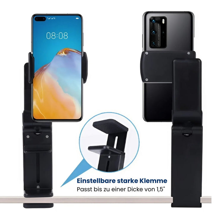 Lisslune | Portable Aircraft Phone Holder Clip Foldable Stand