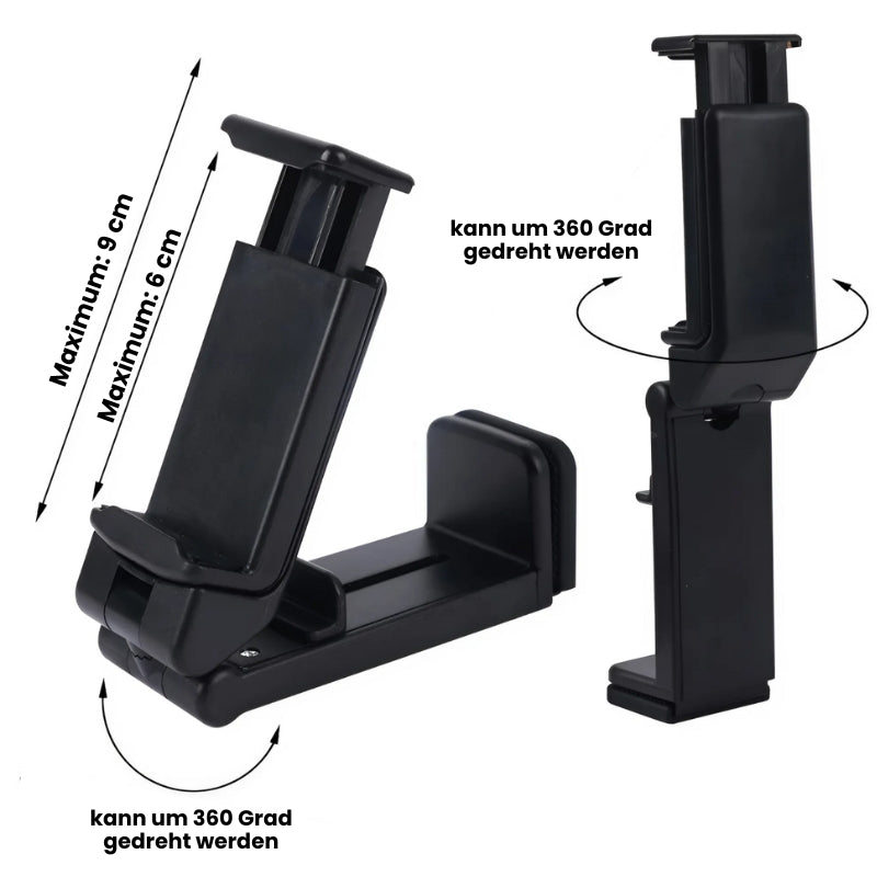 Lisslune | Portable Aircraft Phone Holder Clip Foldable Stand