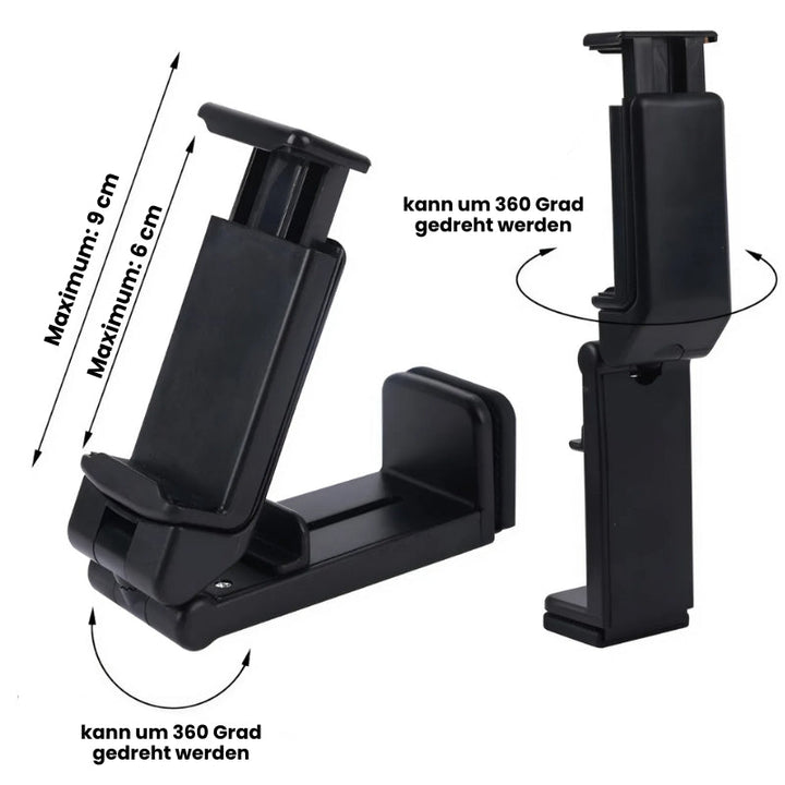 Lisslune | Portable Aircraft Phone Holder Clip Foldable Stand
