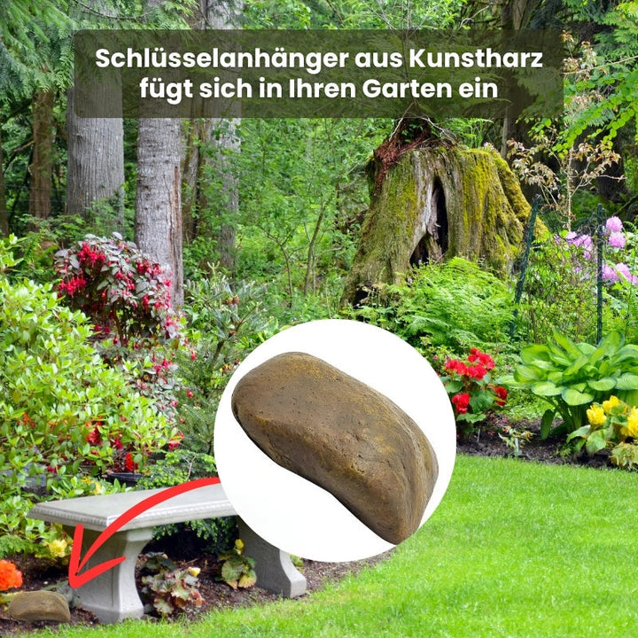 Lisslune | Waterproof simulation stone key storage compartment