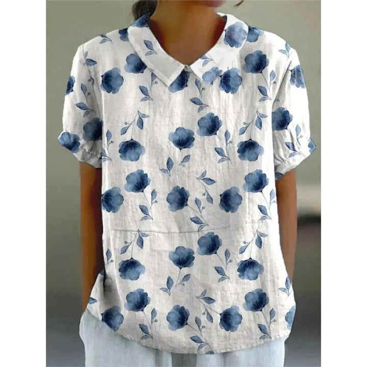 Lisslune | Casual women's shirt with floral print