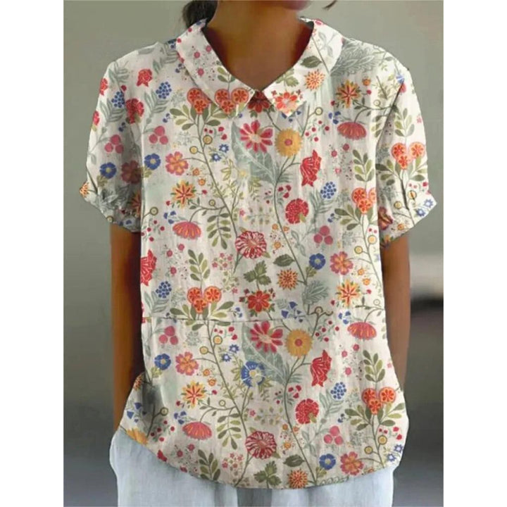 Lisslune | Casual women's shirt with floral print