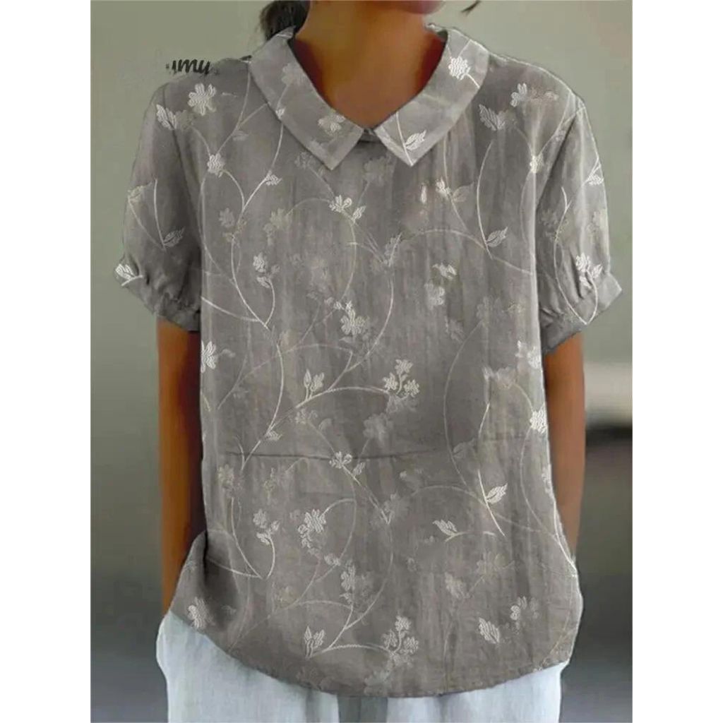 Lisslune | Casual women's shirt with floral print