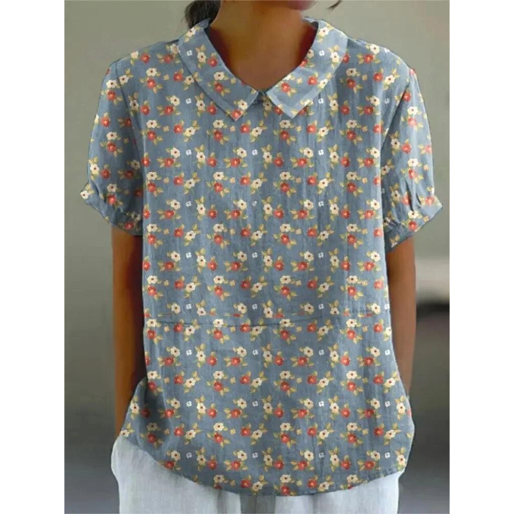 Lisslune | Casual women's shirt with floral print