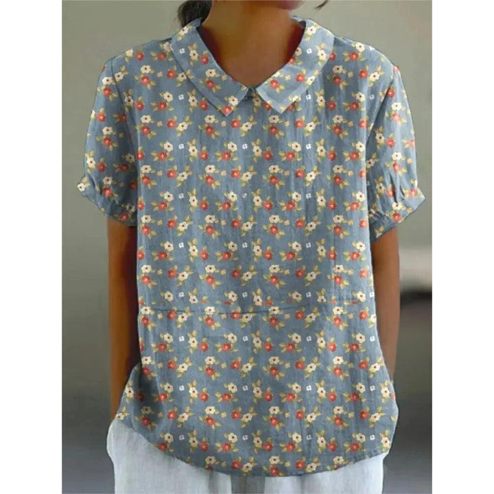 Lisslune | Casual women's shirt with floral print