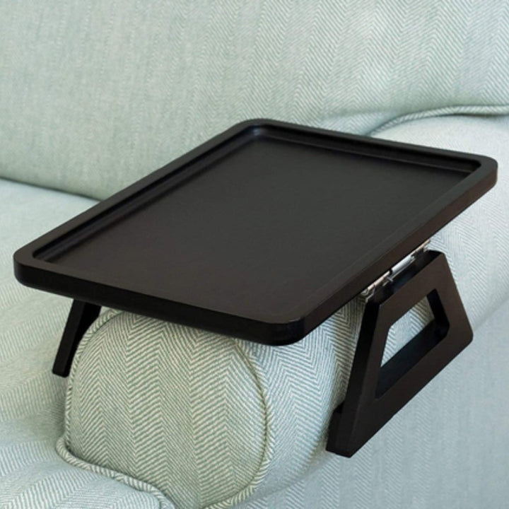 Lisslune | Adjustable Bamboo Clip-On Arm Tray Table
